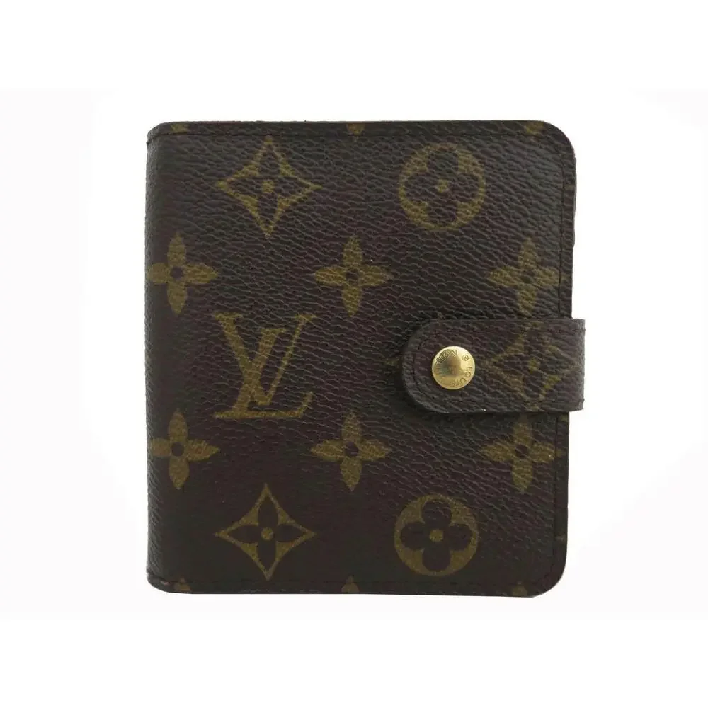 Auth Louis Vuitton Compact Zip Bifold #78266L34B - Picture 1 of 12